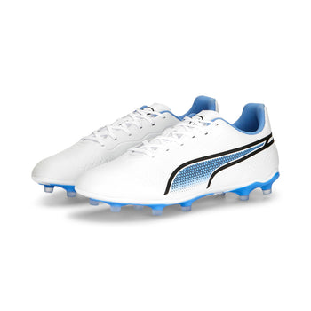 Scarpe da calcio bianche da uomo Puma KING Match FG/AG, Brand, SKU s326000095, Immagine 0